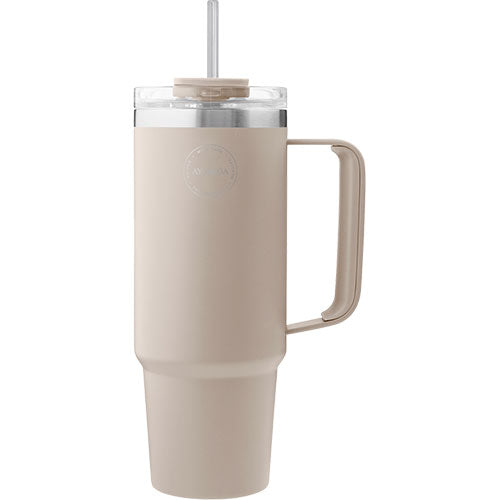 AYA&IDA Thermo Cup With Straw | Cream Beige fra AYA&IDA