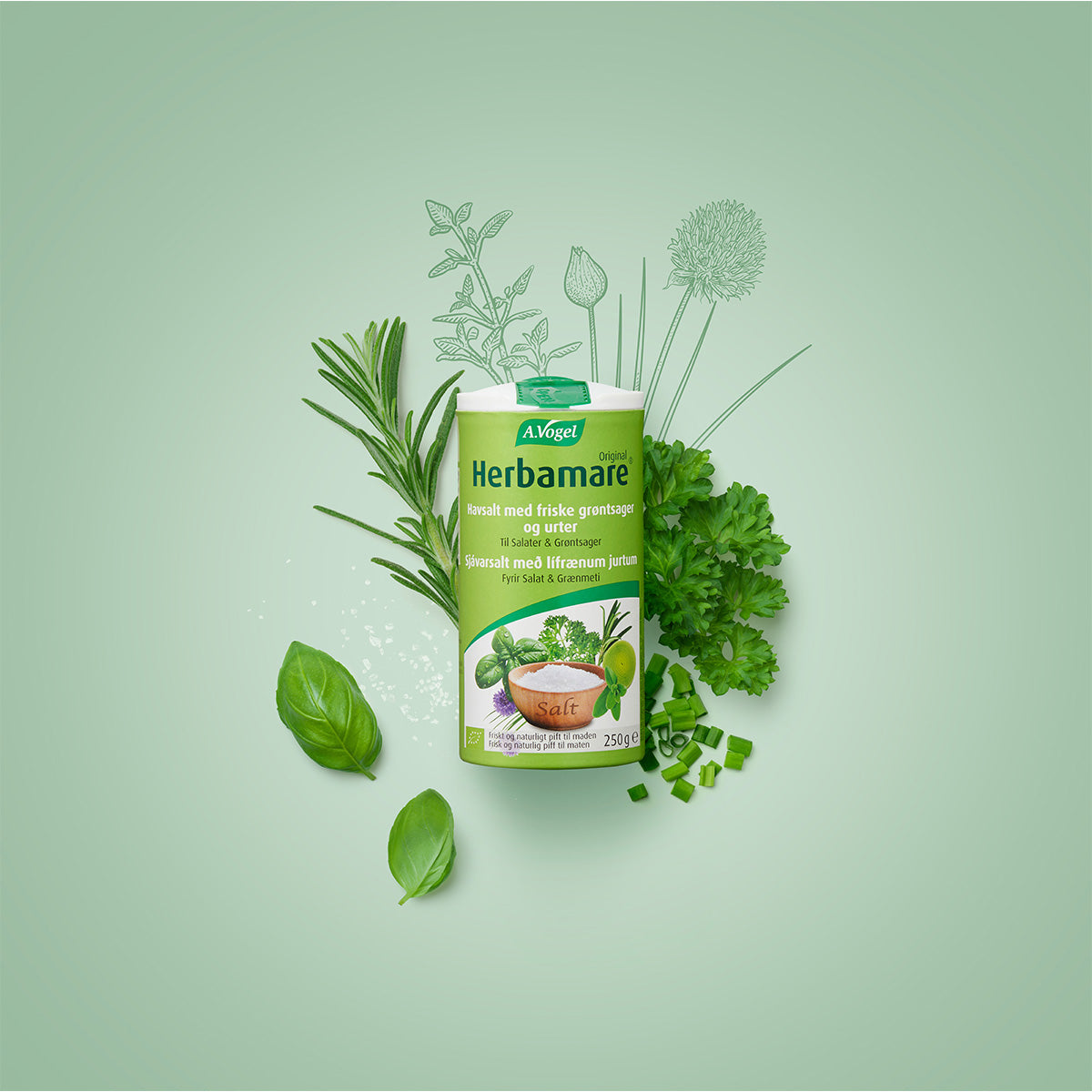 Herbamare (grøn) Ø Havsalt fra A.Vogel