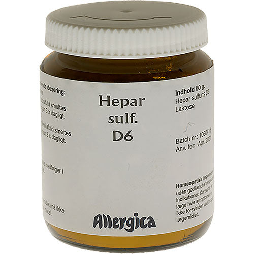 Hepar sulf. D6 trit fra Allergica