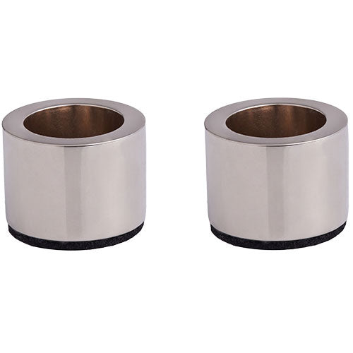 Lysestage t. kronelys, Chrome, 2-pack, 3,2x2,3 cm fra Uyuni lighting