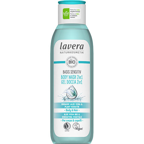 Body Wash 2in1 basis sensitiv fra lavera