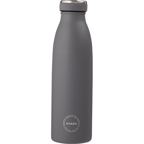 Drinking Bottle 500ml Dark Grey fra AYA&IDA
