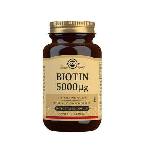 Biotin 5000 ug fra Solgar