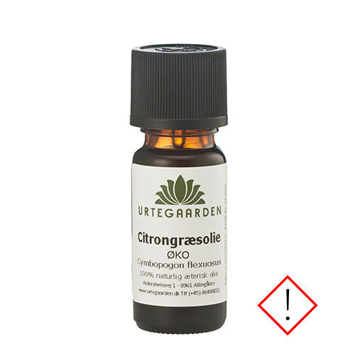 Citrongræsolie ØKO fra Urtegaarden