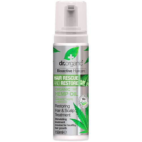 Hemp Oil Hair Rescue and Restore fra Dr. Organic