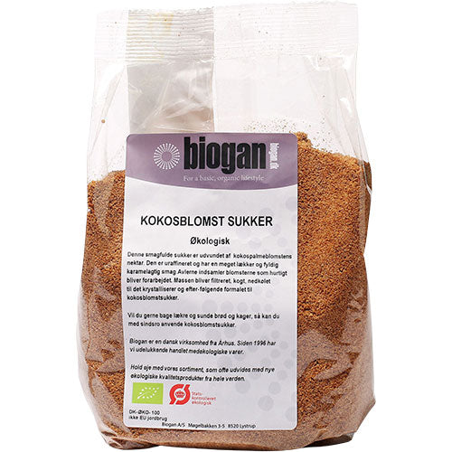 Kokosblomst sukker Ø fra Biogan