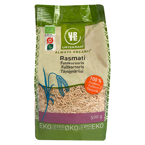 Fuldkorns basmatiris Ø fra Urtekram