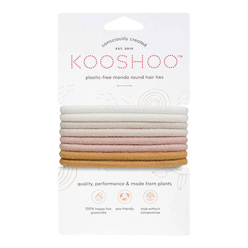 Hårelastikker (runde) Golden Fibres 8 stk. fra KooShoo