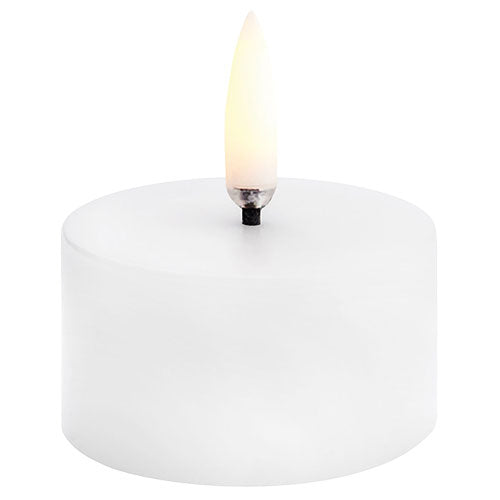 LED Bloklys, Nordic White, Smooth, 5x2,8 cm fra Uyuni lighting