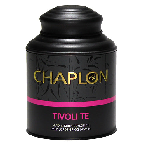 Tivoli grøn/hvid te dåse Ø fra Chaplon