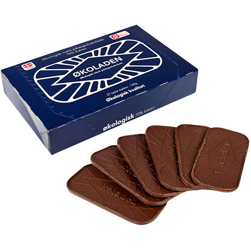 Pålægschokolade Mørk 70% Ø fra Økoladen