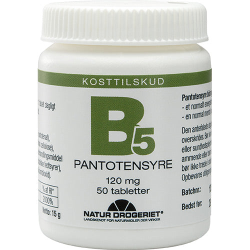 Pantotensyre 120 mg fra Natur-Drogeriet