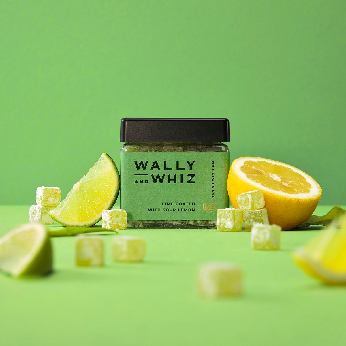 Vingummi - Lime med sur citron