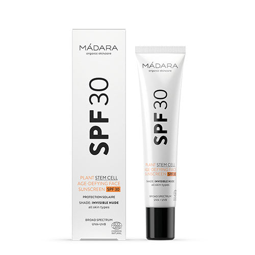 Plant Stem Cell Age-defying Face Sunscreen SPF 30 fra Madara