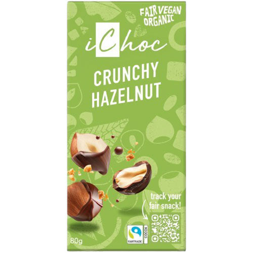 Ichoc Crunchy Hazelnut Vegan Ø fra ichoc