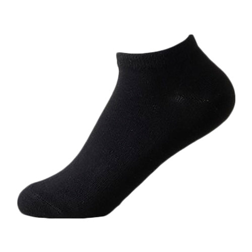 Men´s Low Cut Socks sort str. 38-45 fra Boody