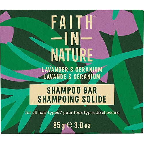 Shampoobar Lavendel & Geranium fra Faith in Nature