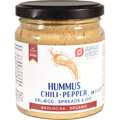 Smørepålæg Hummus Chili & peber Ø fra Rømer