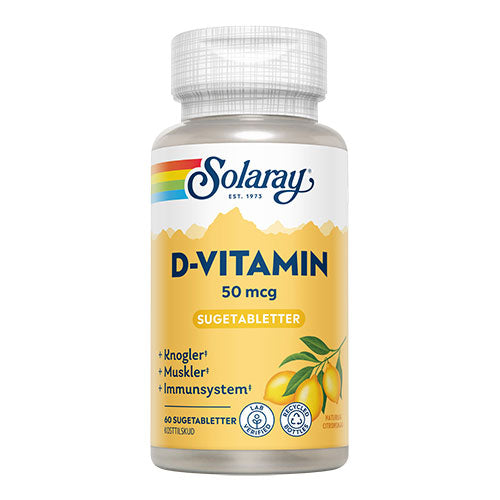D-vitamin 50 mcg fra Solaray