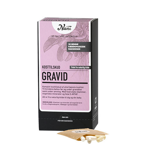Gravid kosttilskud fra Nani