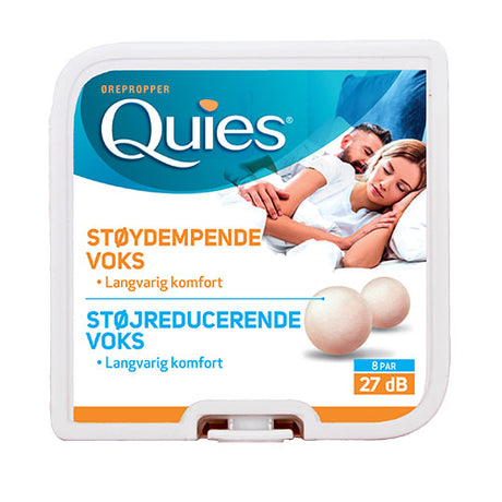 Ørepropper naturlig voks 8 fra Quies