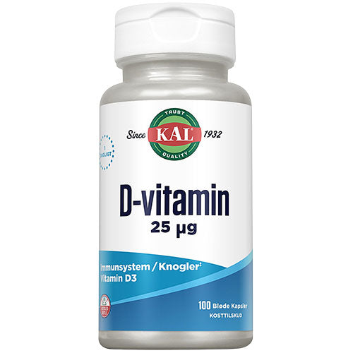 D-vitamin 25 mcg fra Kal
