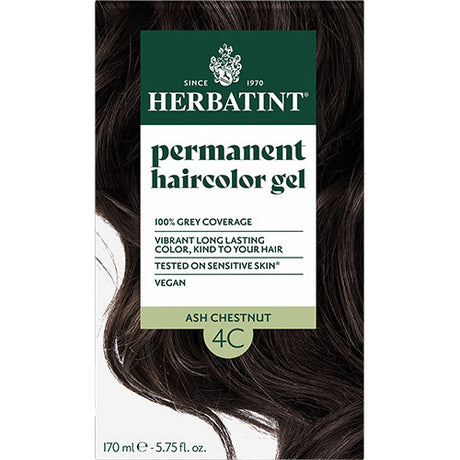 Herbatint 4C hårfarve Ash Chestnut fra Herbatint