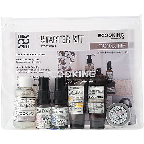 Starterkit - Skincare Fragrance Free fra Ecooking