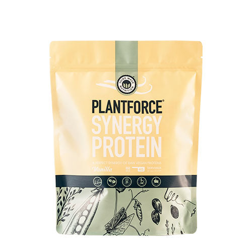 Synergy Protein Vanilje Plantforce fra Plantforce