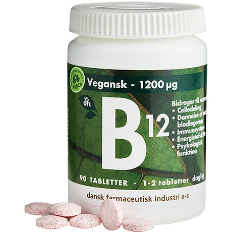 B12 1200 µg fra Grønne dfi vitaminer