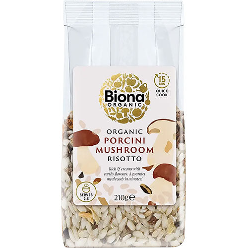 Risotto m. Karl Johan svampe Ø fra Biona Organic