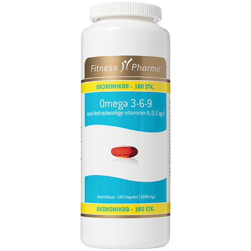 Omega 3-6-9 m. ADEK vit. fra Fitness Pharma
