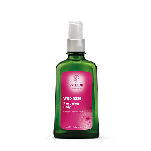 Body Oil Harmonising Wild Rose fra Weleda