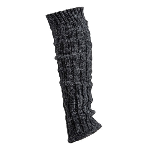 Benvarmere med alpaka uld antracit fra Helsam.dk