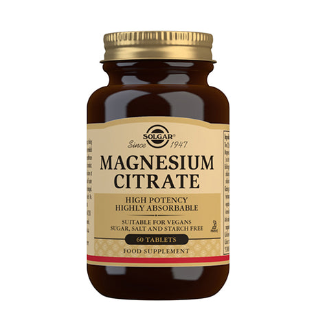 Magnesium citrate 200 mg fra Solgar