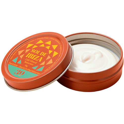 Sol de Ibiza Daily Mineral Sunscreen Face & Body SPF30 | 30 g fra Sol de Ibiza