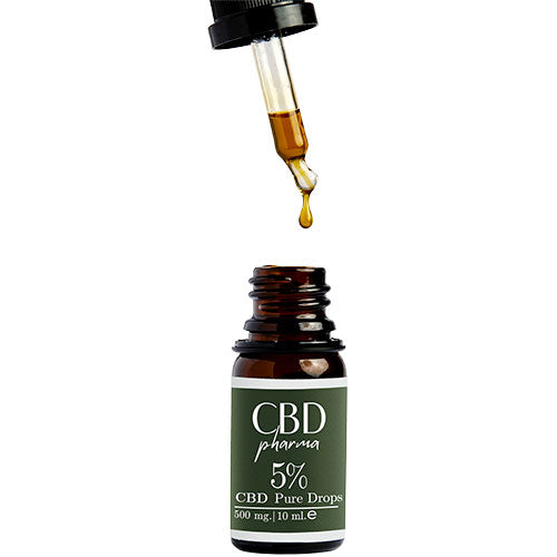 CBD Pure Drops 5% fra CBD Pharma