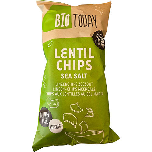 Bio Today Linsechips Havsalt Økologisk | 75 g fra Bio Today