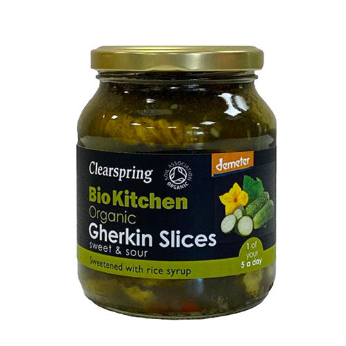 Drueagurker i skiver Ø Demeter fra Clearspring