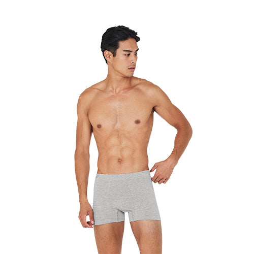 Men´s Boxers Light Grey Marl str. M fra Boody
