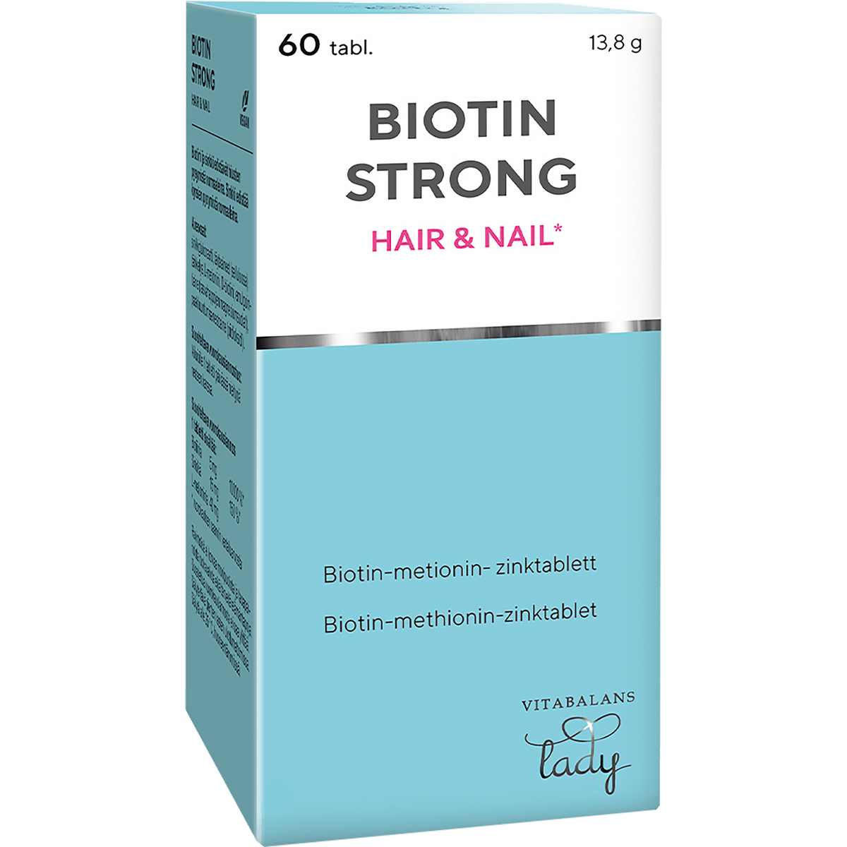 Vitabalans Lady Biotin Strong | 60 tabletter fra Vitabalans Lady