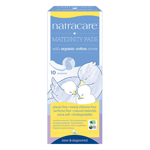 Natracare new mother 10 stk efterfødselsbind fra Natracare