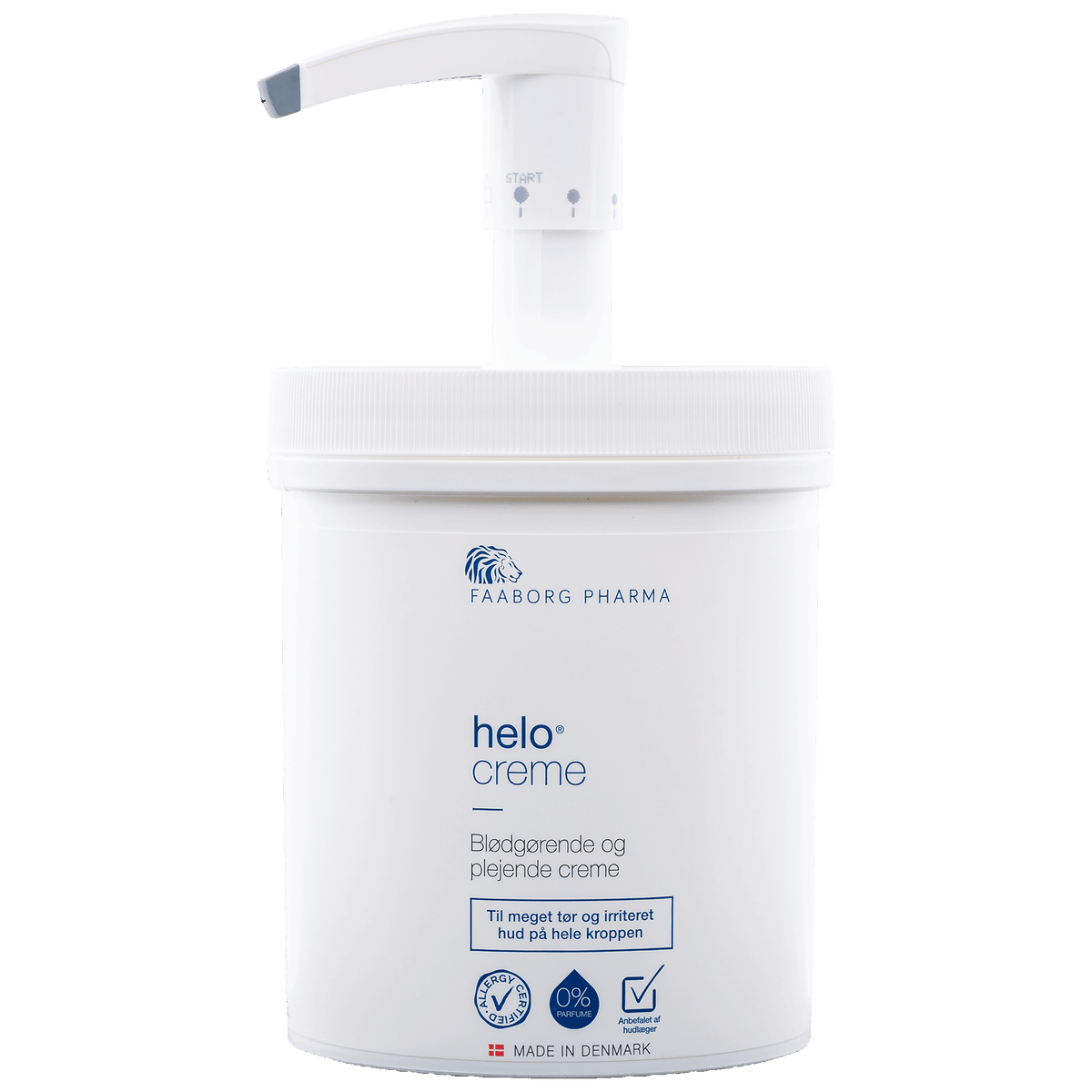 Faaborg Pharma Helo Creme Krukke m/Pumpe | 1000 ml fra Faaborg Pharma