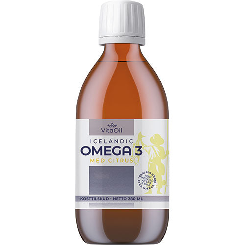 VitaOil Icelandic Omega 3 Med Citrus fra VitaOil