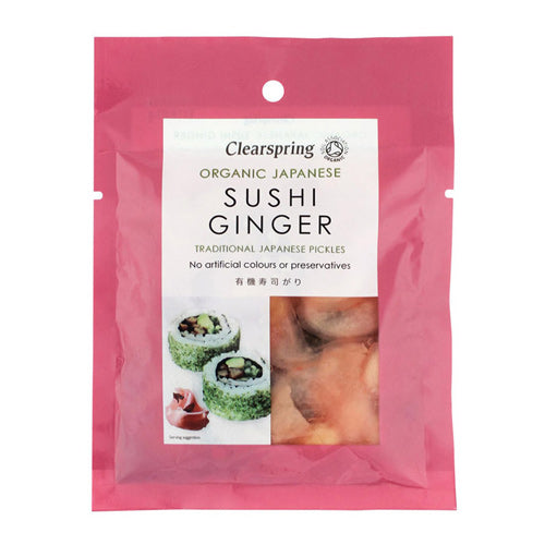 Sushi ginger u. tilsat sukker Ø fra Clearspring