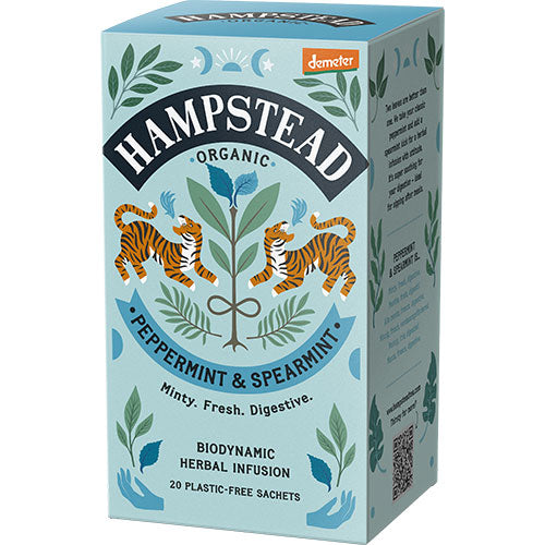 Pebermynte & Spearmint te Ø Demeter fra Hampstead Tea