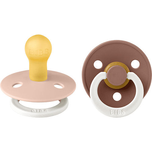 BIBS Colour Latex Size 1 Blush GLOW/Woodchuck GLOW fra BIBS