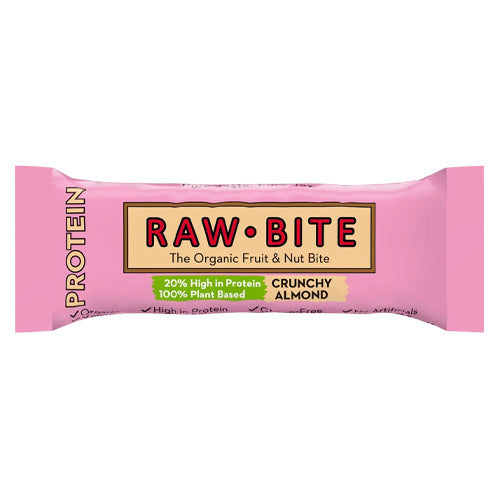 Rawbite Protein Crunchy Almond Ø fra RawBite