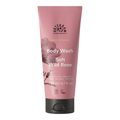 Body Wash Soft Wild Rose fra Urtekram