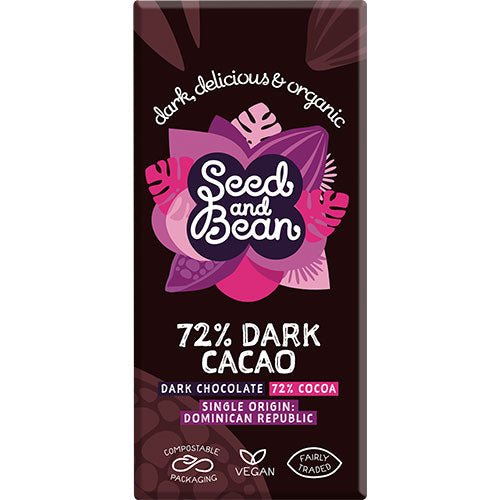 Mørk Chokolade 58% Hasselnød Ø fra Seed & Bean